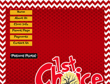 Tablet Screenshot of 1stchoicepedi.com